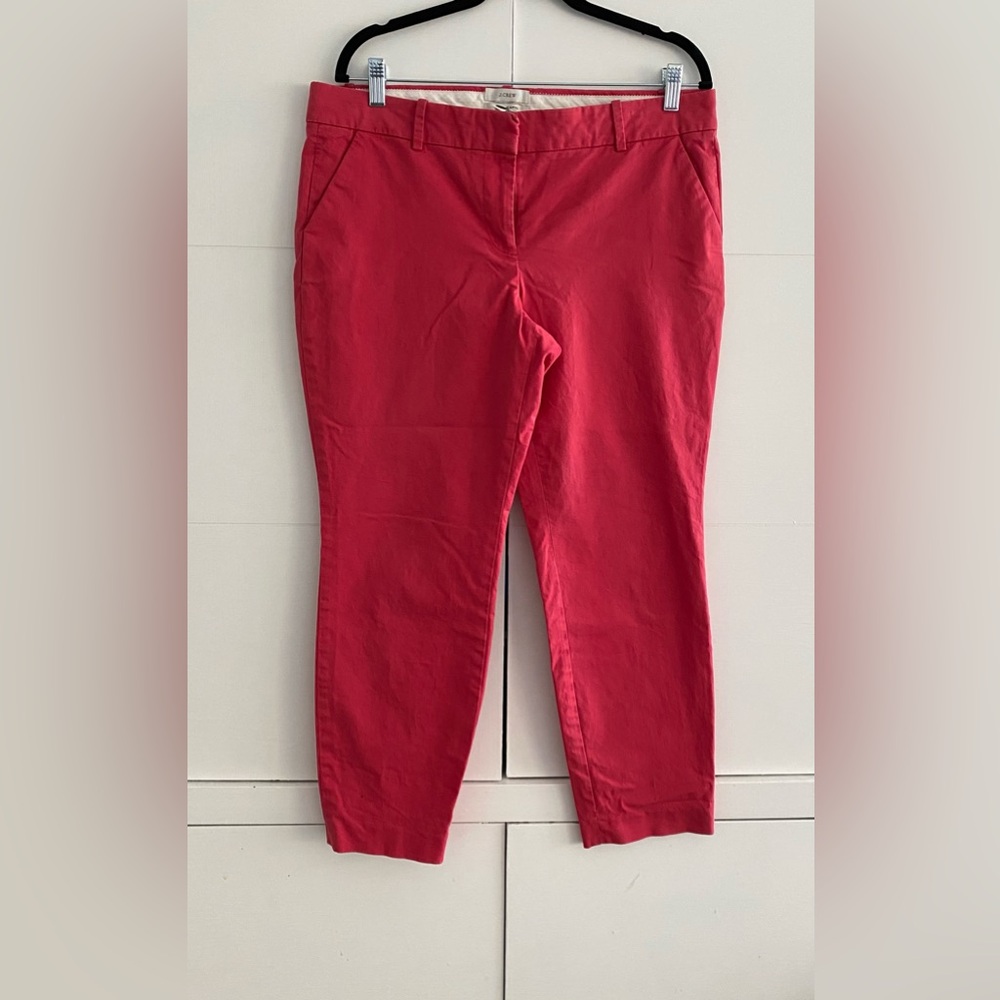 J. Crew Red Capris